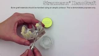 Straumann Xenograft Handling Demo [upl. by Grados]