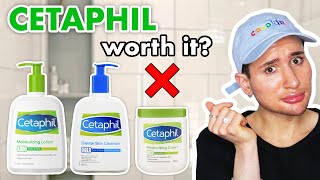 CETAPHIL REVIEW Gentle Skin Cleanser Oily Skin Cleanser and Moisturizing Lotion  WORTH IT ✅ [upl. by Yelir39]