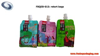 FBQEB015 retort bags [upl. by Ahsinej]