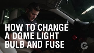 How To Change A Dome Light Bulb And Fuse  Autoblog Wrenched [upl. by Cristiano]