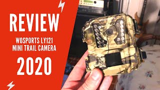 Wosports Mini Trail Camera 16MP 1080P HD Review  Wosports Trail Camera G100 Unbox Test [upl. by Nerro493]