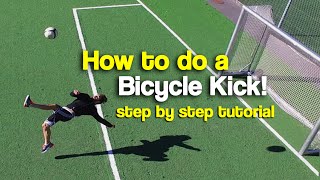 How to do a Bicycle Kick  Tutorial step by step [upl. by Swann]