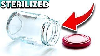 How to Sterilize Jars the easiest way [upl. by Mayer]