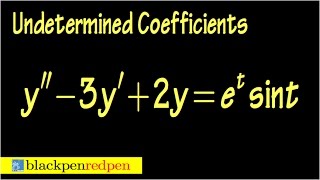 undetermined coefficients diff eq sect4519 [upl. by Netnerb]