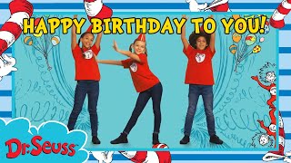 DrSeuss  Happy Birthday with the Cat in the Hat  NEW  Songs for Kids [upl. by Cord]