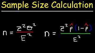 How To Calculate The Sample Size Given The Confidence Level amp Margin of Error [upl. by Ammon740]