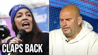 AOC Destroys Fetterman Over His Absurd Comments About CrockettMTG Fight [upl. by The]