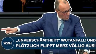 FRIEDRICH MERZ AfD quotUnverschämtheitquot Wutanfall Und plötzlich flippt der CDUChef völlig aus [upl. by Auod]