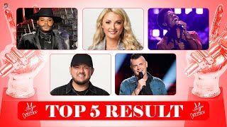 Who are the final 5 on The Voice 2024 [upl. by Finley]