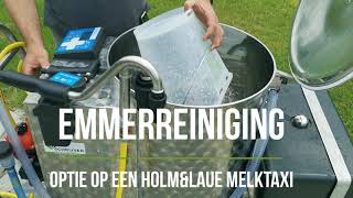 HolmampLaue Flushmaster voor Melktaxi met 50L voorraadvat [upl. by Einnahc727]