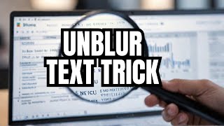 How to Unblur Text on Any Website [upl. by Noreik]