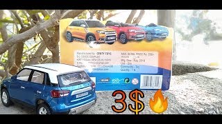 Unboxing Centy Toy Maruti Suzuki Vitara Brezza  Nexa Vitara Brezza Diecast Toy Car [upl. by Nelleeus]