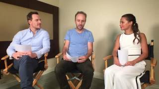 The Light Between Oceans Michael Fassbender explains getting into character with Alicia Vikander [upl. by Luapnaes]