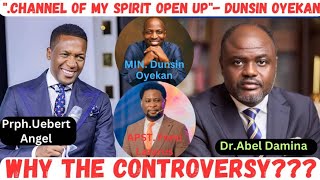 ABEL DAMINA VS UEBERT ANGEL ON DUSIN OYEKAN SONG quotCHANNEL OF MY SPIRIT OPEN UPquot [upl. by Gorrono30]