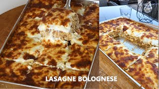 Recept za Lazanje Lasagna Bolognese [upl. by Seuqram]