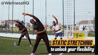 5 Minutes Static Stretching Routines to Improve Your Flexibility [upl. by Rysler]