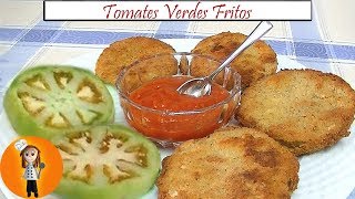 Tomates Verdes Fritos  Receta de Cocina en Familia [upl. by Yelekreb]