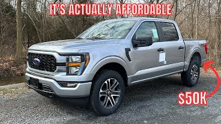 2023 Ford F150 XL STX  REVIEW and POV DRIVE  BEST NEW 12 Ton Truck For 50K [upl. by Ahsitan]