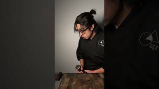 rolling kiwi too easy fyp knife knifesharpening ray knifesharpener rui knives [upl. by Yzus]