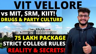 VIT Vellore  Strict Rules  Placement Reality  College Life  Cutoff  Vs MIT SRM KIIT 2022 [upl. by Oderfliw]