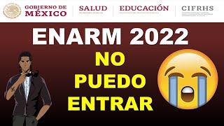 ENARM 2022 NO PUEDO ENTRAR A LA PLATAFORMA [upl. by Nitreb281]