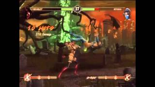 MK9 Skarlet VS Kitana [upl. by Agemo882]