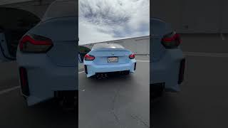 HOW DOES THE STOCK EXHAUST SOUND ON A G87 M2 2023 BMW M2 Build abcgarage [upl. by Onstad]