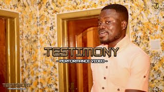 Shadrack Owusu Amoako  TESTIMONY Performance Video [upl. by Enniroc508]