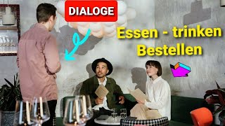 GERMAN LESSON 28 Ordering in a Restaurant Bestellen im Restaurant 💁💁💁 [upl. by Kaenel]