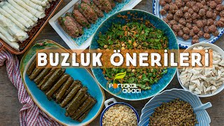 RAMAZANA HAZIRLIK  BUZLUK ÖNERİLERİ  BUZLUĞA ATMALIK TARİFLER [upl. by Enibas929]