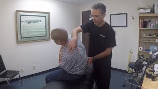 Gonstead L5 adjustment Example of Chiropractic Treatment [upl. by Kask584]