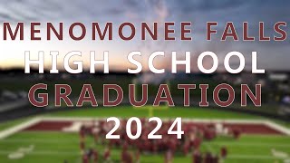 Menomonee Falls High School Graduation 2024 [upl. by Annaxor802]