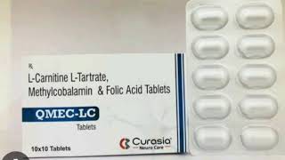 QMEC LC Tablets LCarnitine LTartrate Methylcobalamin amp Folic Acid Tablets [upl. by Alegre316]