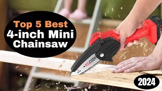 Top 5 Best Mini Chainsaw Cordless of 2023 [upl. by Inoue]