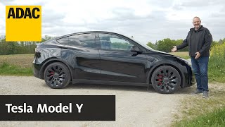 Tesla Model Y Was kann das meistverkaufte Elektro SUV  ADAC [upl. by Carma]