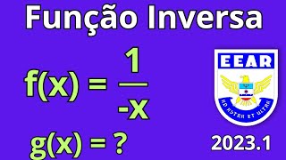 EEAR  Se a função inversa de f R → R fx  1x é a função g então temse [upl. by Hartnett]