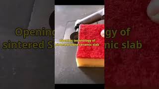 Cutting and opening of sintered stone ceramic slabs [upl. by Corri409]