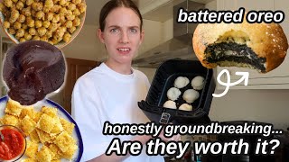 Trying VIRAL Air fryer recipes [upl. by Nileuqcaj542]