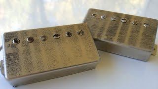 Gibson Burstbuckers vs Vaughn Skow Pickups 591960 Historic PAFs [upl. by Mackay]