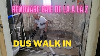 Renovare baie mica de la A la Z O baie distrusa va fi transformata întro baie moderna [upl. by Elinad]