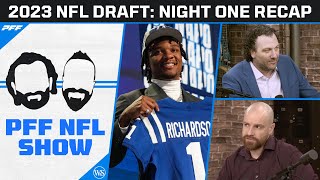 2023 NFL Draft Night One Recap  PFF NFL Show [upl. by Chevalier]