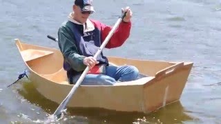 Portuguese Dinghy Float Test  Hannus Boatyard Plan [upl. by Gessner640]