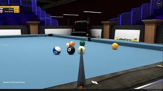 ShootersPool PC online gameplay 141 straight pool 42 ball run [upl. by Einwahs]