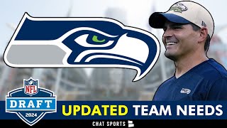 Seattle Seahawks Needs Updated For 2024 NFL Draft And Offseason  Top 8 Positions [upl. by Ymled]