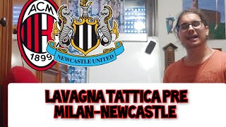 LAVAGNA TATTICA PRE MILANNEWCASTLE  IL RITORNO DI TONALI A SAN SIRO [upl. by Koeppel]