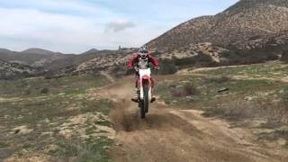 Dirt Bike Jumps  Temecula Hills SoCal Hills [upl. by Yantruoc]