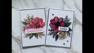 Stampin Up ® Artistically inked card [upl. by Cob]