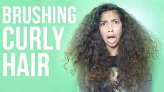 How To Brush Curly Hair [upl. by Sydel]