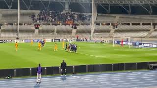 Paris FC  Rodez 1  2 penalty de Bradley danger [upl. by Mharba]