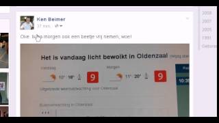 Openbaar maken Facebook berichten [upl. by Tomkiel]